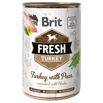 Picture of Brit Fresh Turkey with Peas 400g | Complete Dog Food